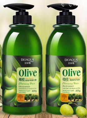 Hair shampoo and conditioner for washing and smoothing care