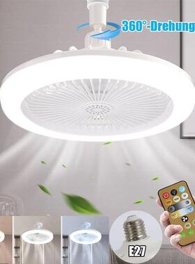 30W E27 LED Ceiling Fans with Light Remote Control Dimmable