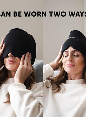 Reusable Head Ice Pack Eye Mask Gel Cold Pack Head Wrap Hot