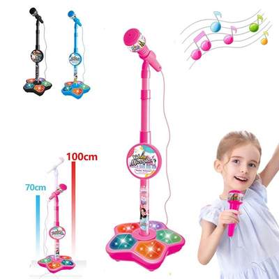 Kids Microphone with Stand Karaoke Song Music Instrument Toy