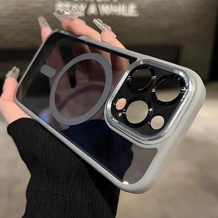 Magnetic Case mobile case适用iphone17promax手机壳16磁吸air15 Translucent Original Case For14plus 13