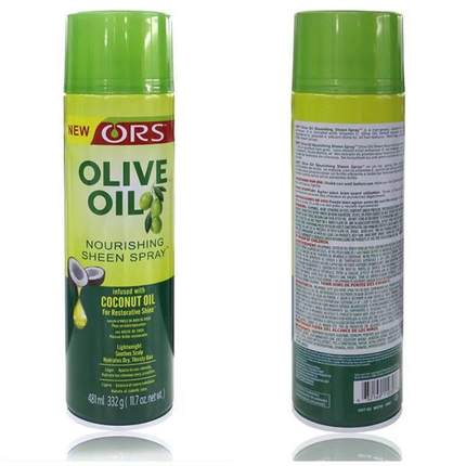 Olive Oil for hair spray coconut oil sheen spray 喷雾