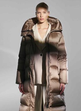 意大利Hetrego 奢华极寒保暖长款连帽羽绒服