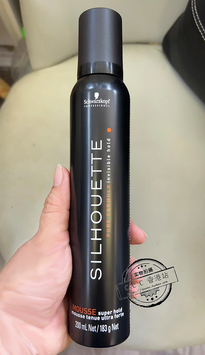 香港代购施华蔻强力定型泡沫发蜡摩丝200ml自然丰盈造型喷雾发胶