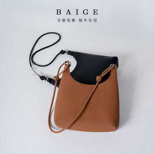 简约手提单肩包斜挎包 女包高级时尚 头层牛皮VIVI包2025新款 女式