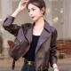 新款 小个子皮衣外套女爆款 pu皮短款 2025秋季 机车服爆款 休闲皮夹克