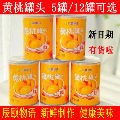 辰颐物语糖水黄桃蜜橘罐头