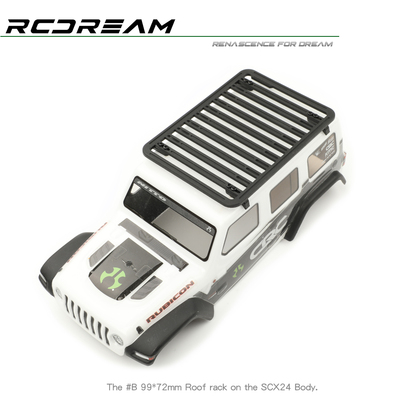 车顶行李架RCDream 1/18 1/12 1/24 装载平台  TRX4M SCX24攀爬车