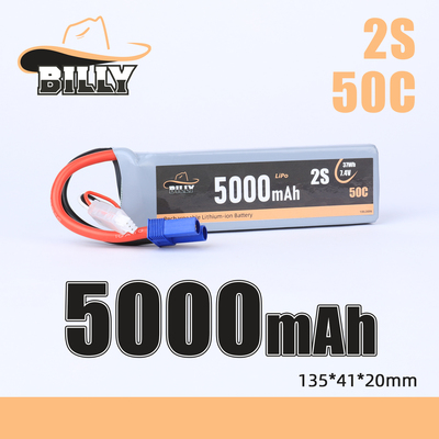 BILLY 5000mah 2S 车模锂电池，适配ARRMA 1/10、1/8、1/7