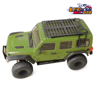 KYX 1/6仿真模型车 Axial Scx6 AXI05000牧马人车架 铝合金行李架