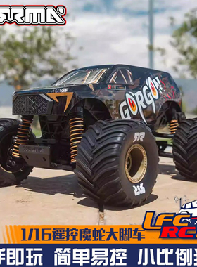 ARRMA 1/16 GORGON 小魔蛇 遥控电动四驱有刷2S大脚车越野车RTR