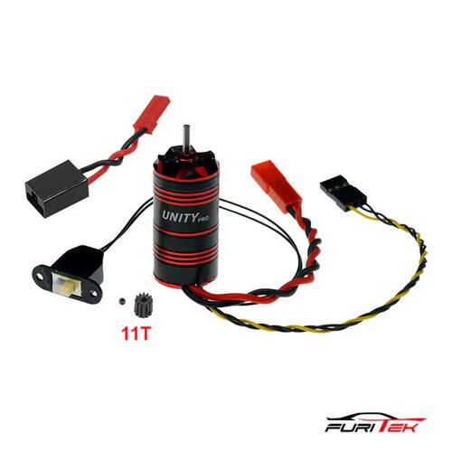 FURITEK UNITY PRO 系列无刷FOC一体机3500kv 适配TRX4M