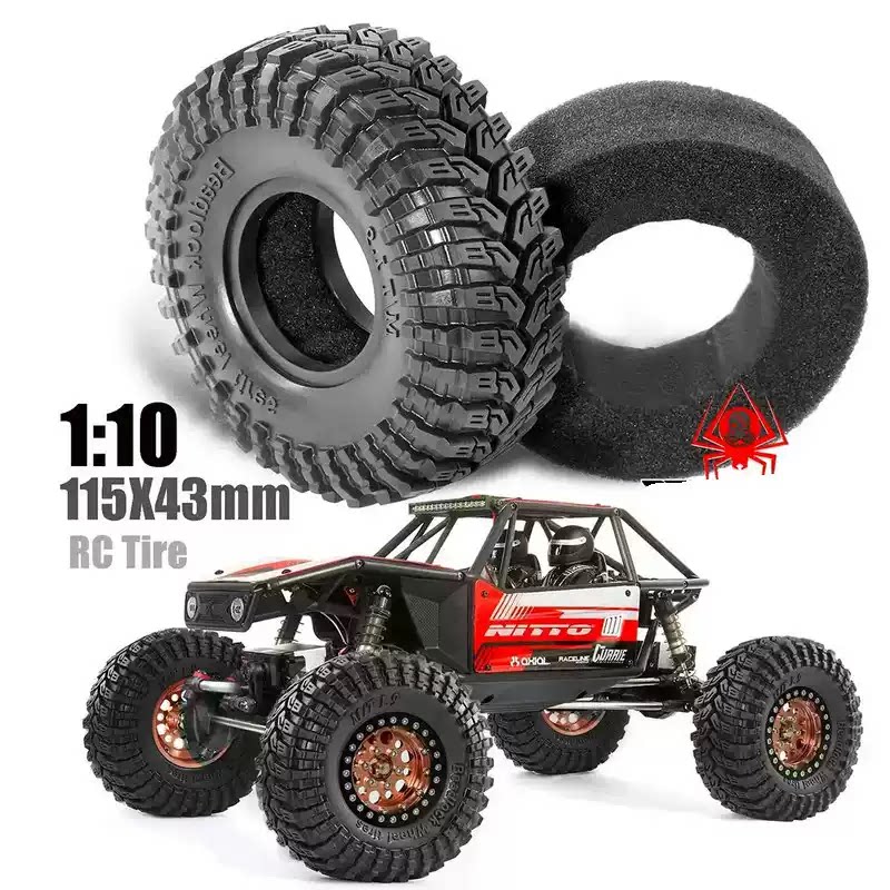 RS红蜘蛛1/10攀爬车1.9寸TRAXXAS 易控AXIAL山羊掠夺者轮胎R213图片