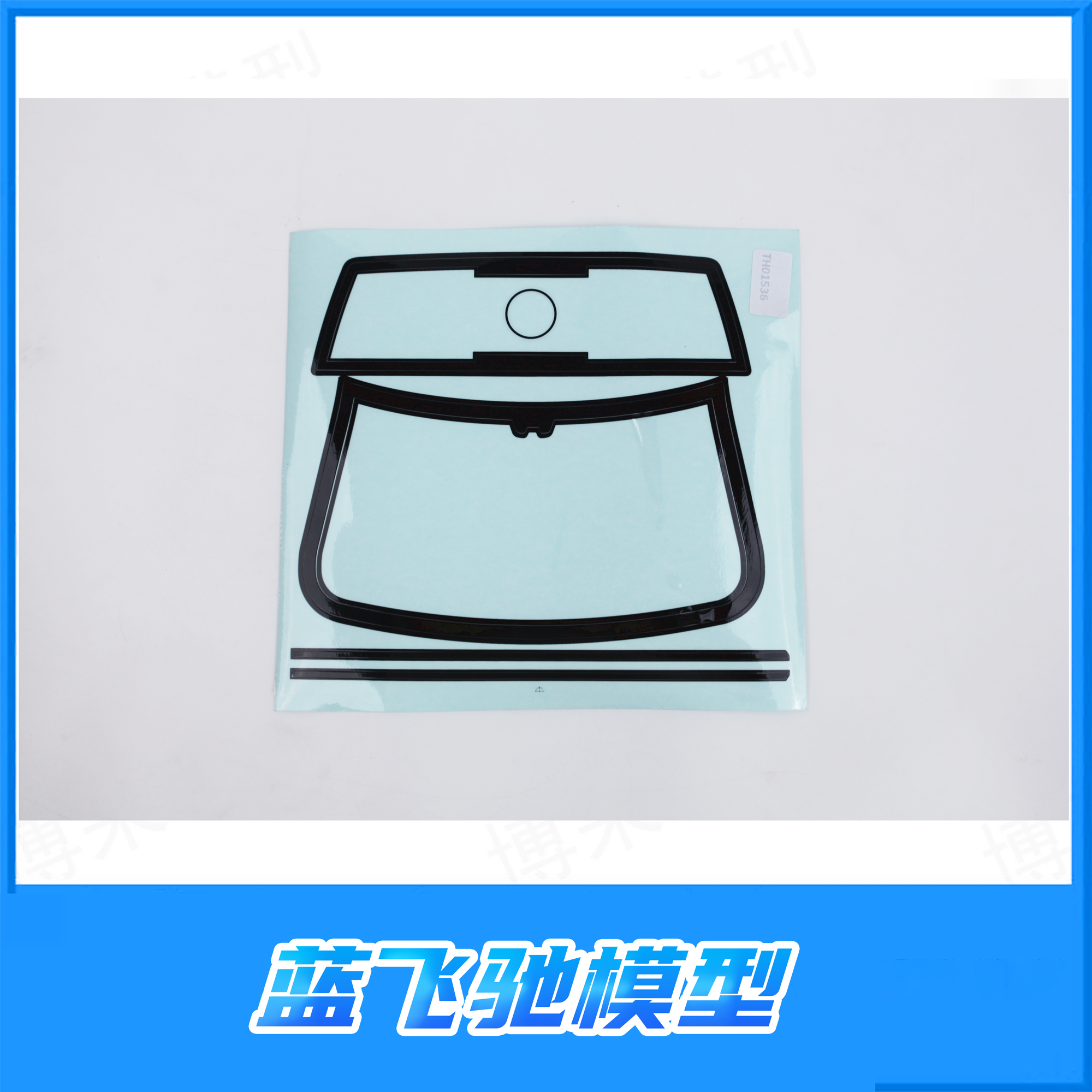 雷神KM TH01536 霸王龙车窗贴纸 KM道奇霸王龙RAM1500原厂配件