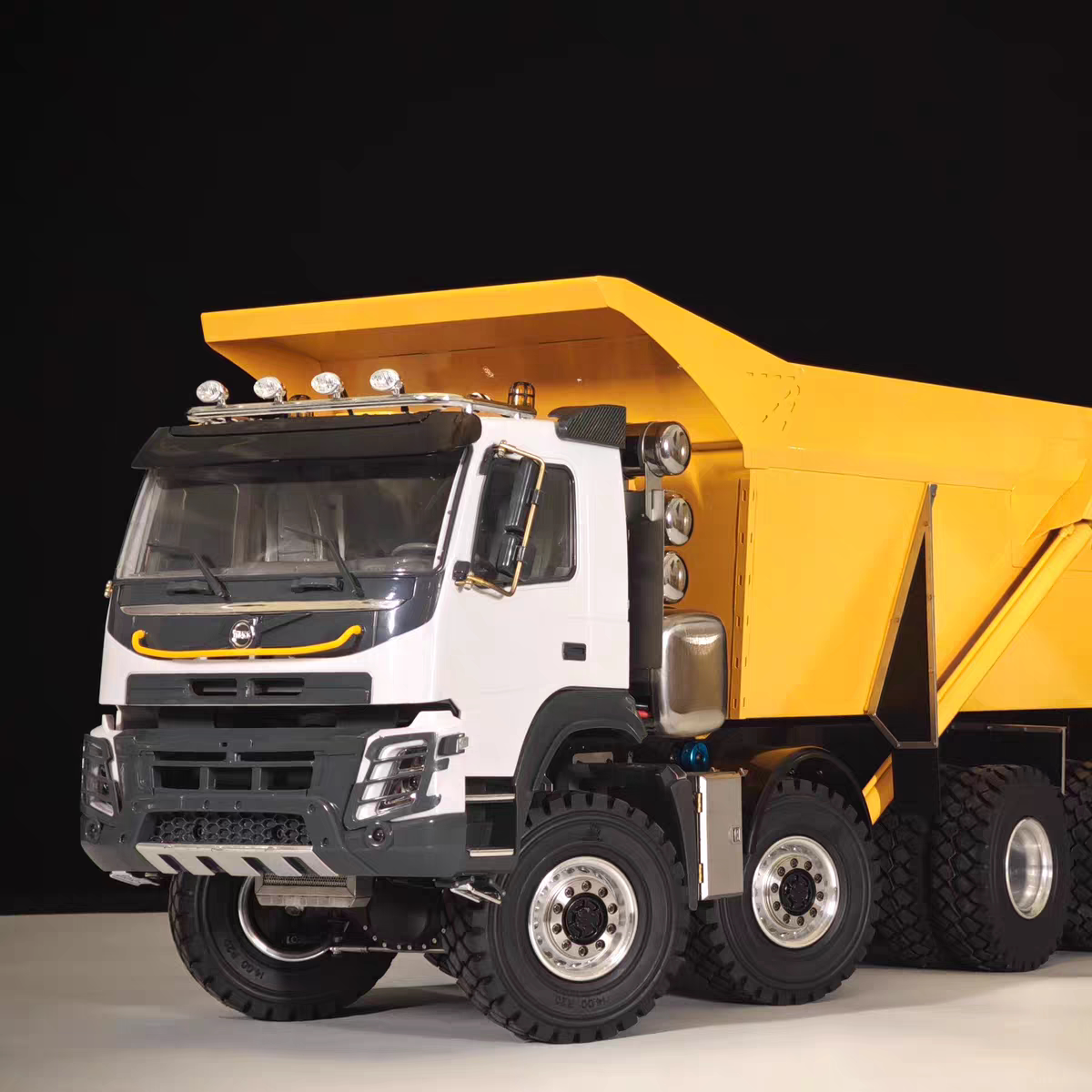 静点模型JDMODEL 1:14 10*10矿山卡车仿真遥控RC模型 JDM-219