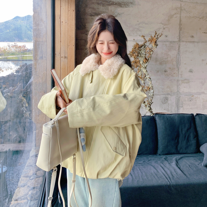 新款PU毛领90白鸭绒羽绒服外套131-7579P285K428，女装羽绒服，浙宝131