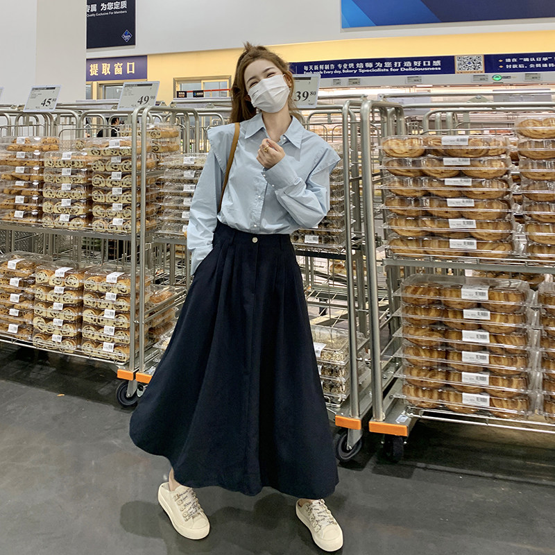 现货2025长袖衬衫半身裙套装131-5008P135K188,商品下架区,浙宝131