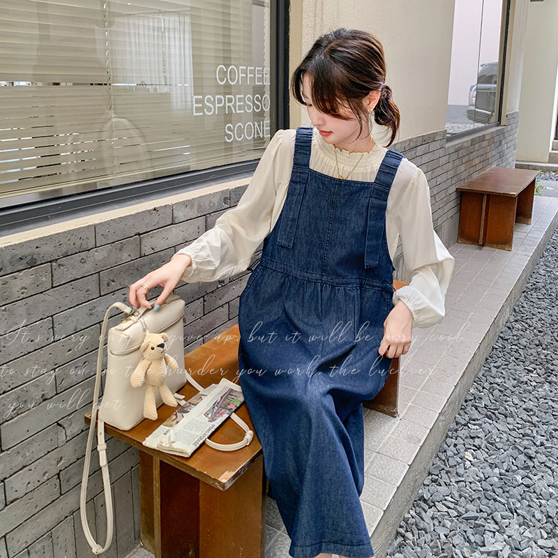 现货！牛仔背带裙两件套131-7021P155K228，商品下架区商品下架区，浙宝131