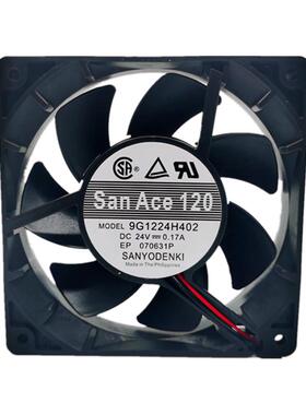 议价原装SANYO9G1224H402/403/401双滚珠1202524V12CM变频器风扇