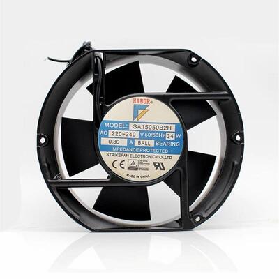 议价全新SA15050B2H220-240V34W0.30A机柜风机17251散热风扇