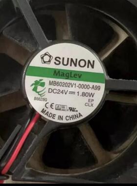 议价MB60202V1-000C-A99全新SUNON建准602024V1.8W6厘米机箱风扇
