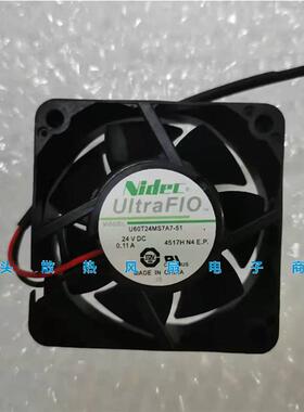 议价日本NIDECU60T24MS7A7/U60T24MS3A7-5124V0.11A变频器风扇602