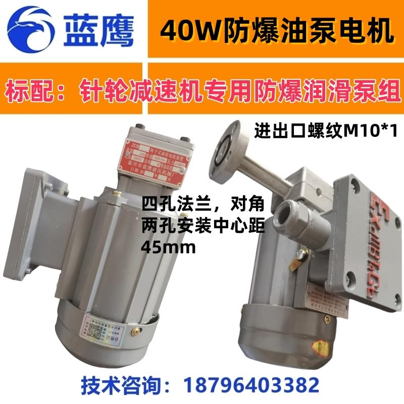 新款ZCB转子式CB1/0.8/1.2/1.4齿轮油泵电机YS5014/AO2 5024包邮