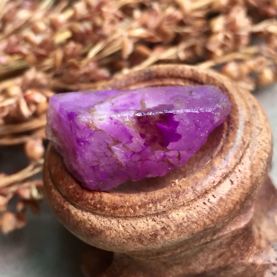 醒走精品天然舒俱来老料玉化冰透冰飘紫红桃红苏纪石原石小料裸石