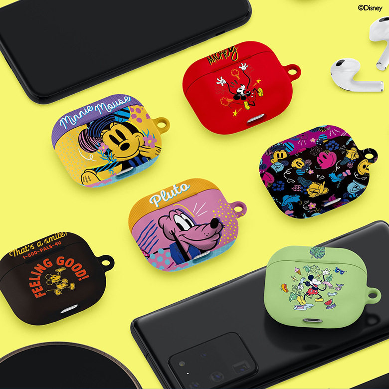 迪士尼米妮米奇布鲁托适用Airpodspro3代保护套Pro2卡通苹果无线蓝牙耳机壳airpods3保护壳airpods12代耳机盒
