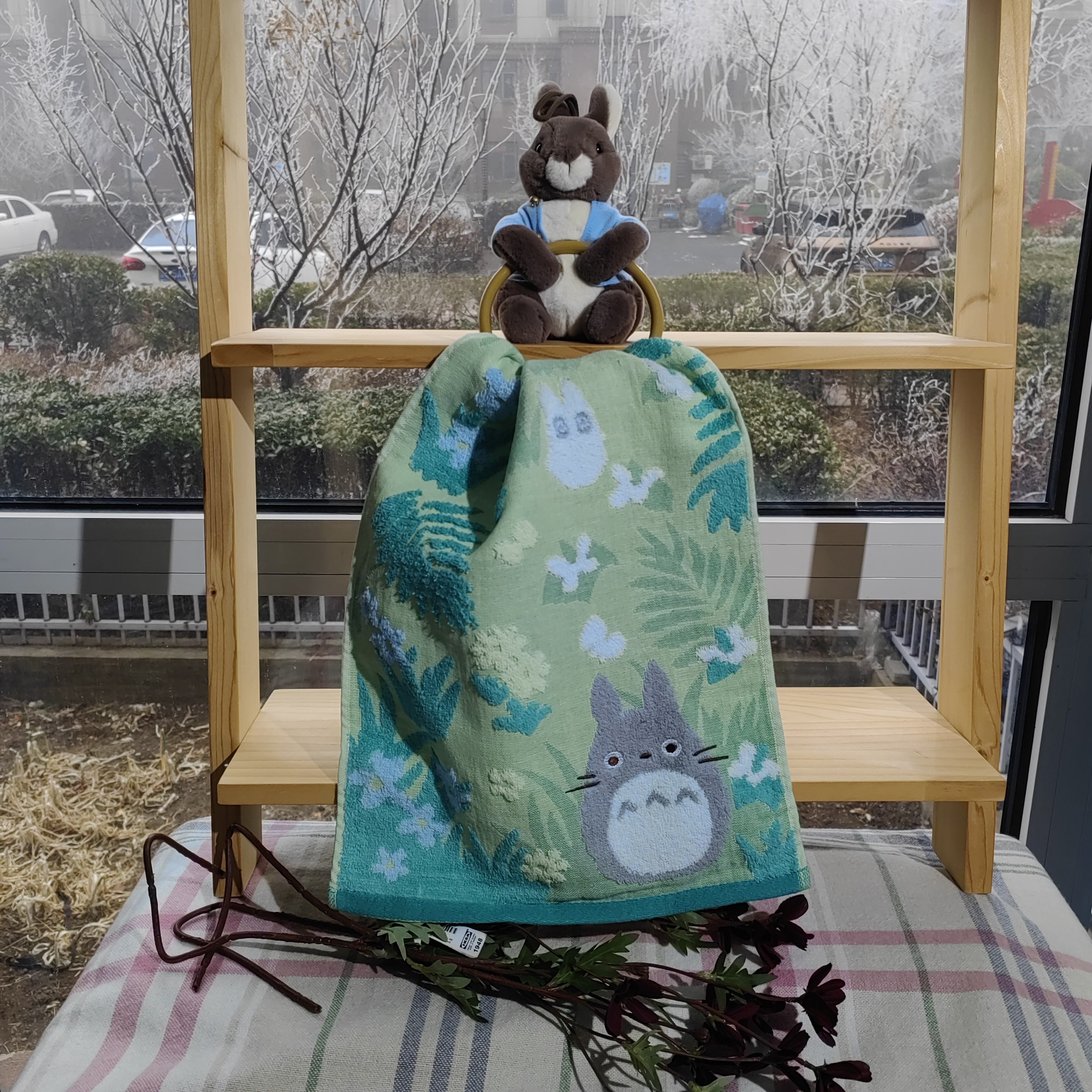 宫崎骏龙猫毛巾 纯棉纱布洗脸巾柔软吸水家用面巾 卡通可爱少女心