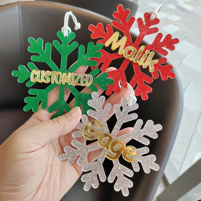 圣诞树雪花挂件圣诞挂件