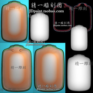 jdp格式 2030简易牌头平安无事面包牌框bmp灰度浮雕刻精雕图