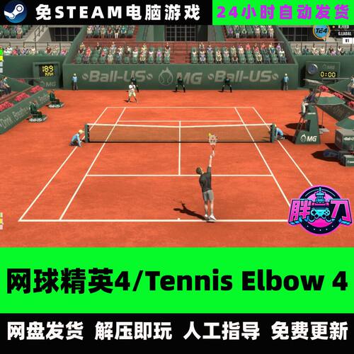 网球精英4正式版/Tennis Elbow 4/全DLC中文单机免steam