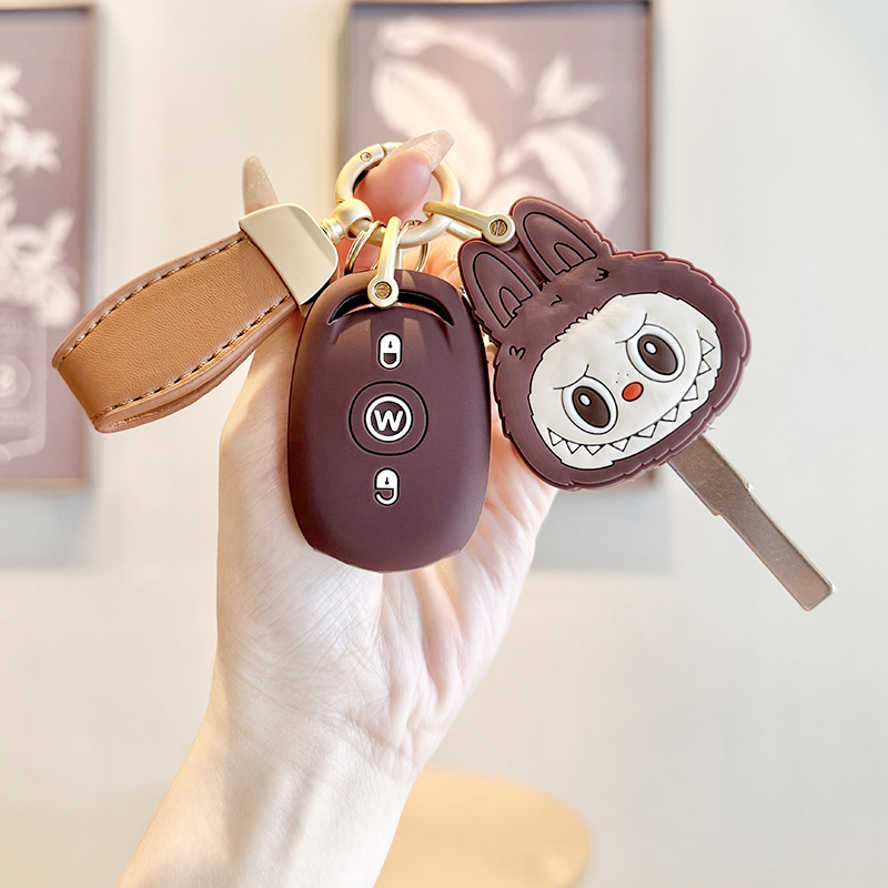 适用爱玛电动车钥匙保护套2025新款小刀立马电瓶车遥控器外壳包扣