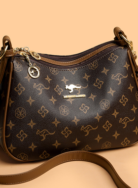 正品真皮女包2025新款时尚中年女士单肩包斜挎包妈妈包包小包软皮