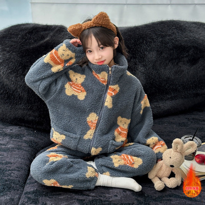 2025年冬季新款儿童家居服套装