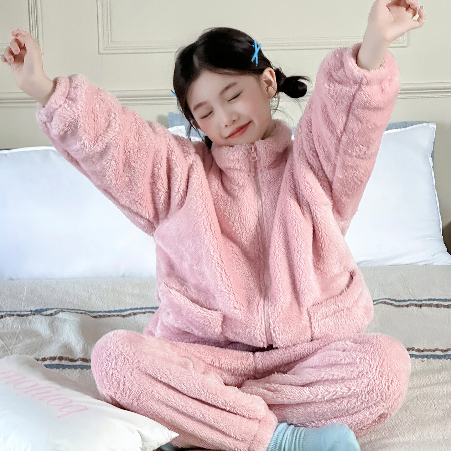 2025年冬季新款女童家居服套装