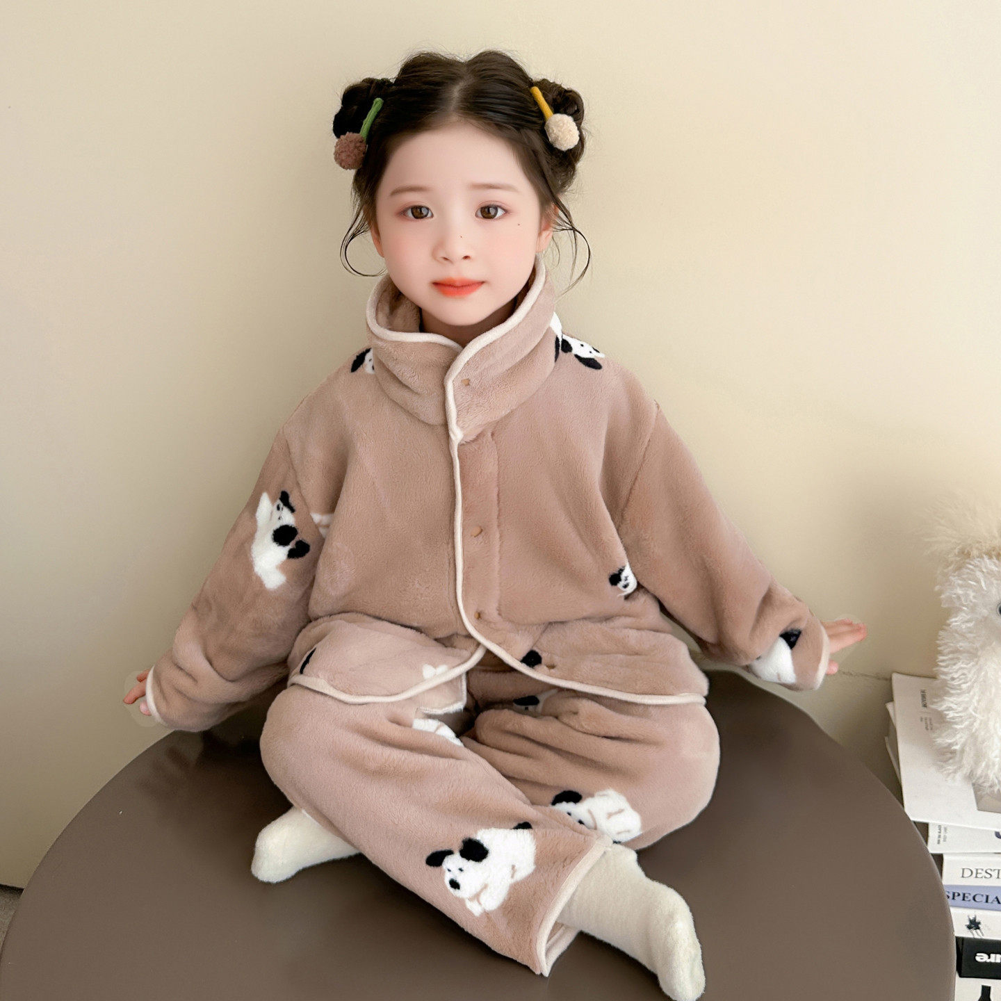 2025年冬季新款儿童家居服套装