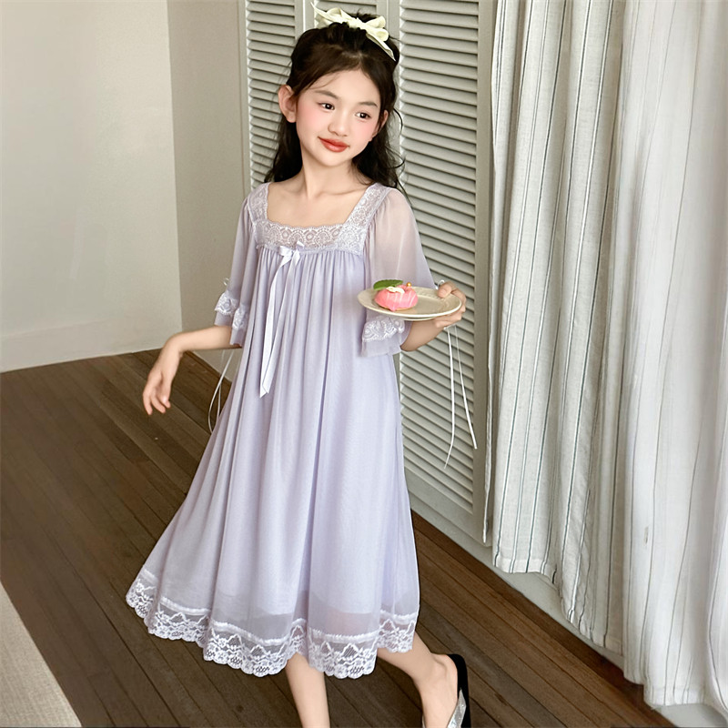 女童莫代尔纱裙睡裙
