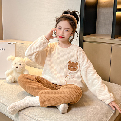 2024年秋季新款女童家居服套装