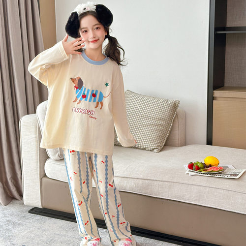 2025年秋季新款女童家居服套装