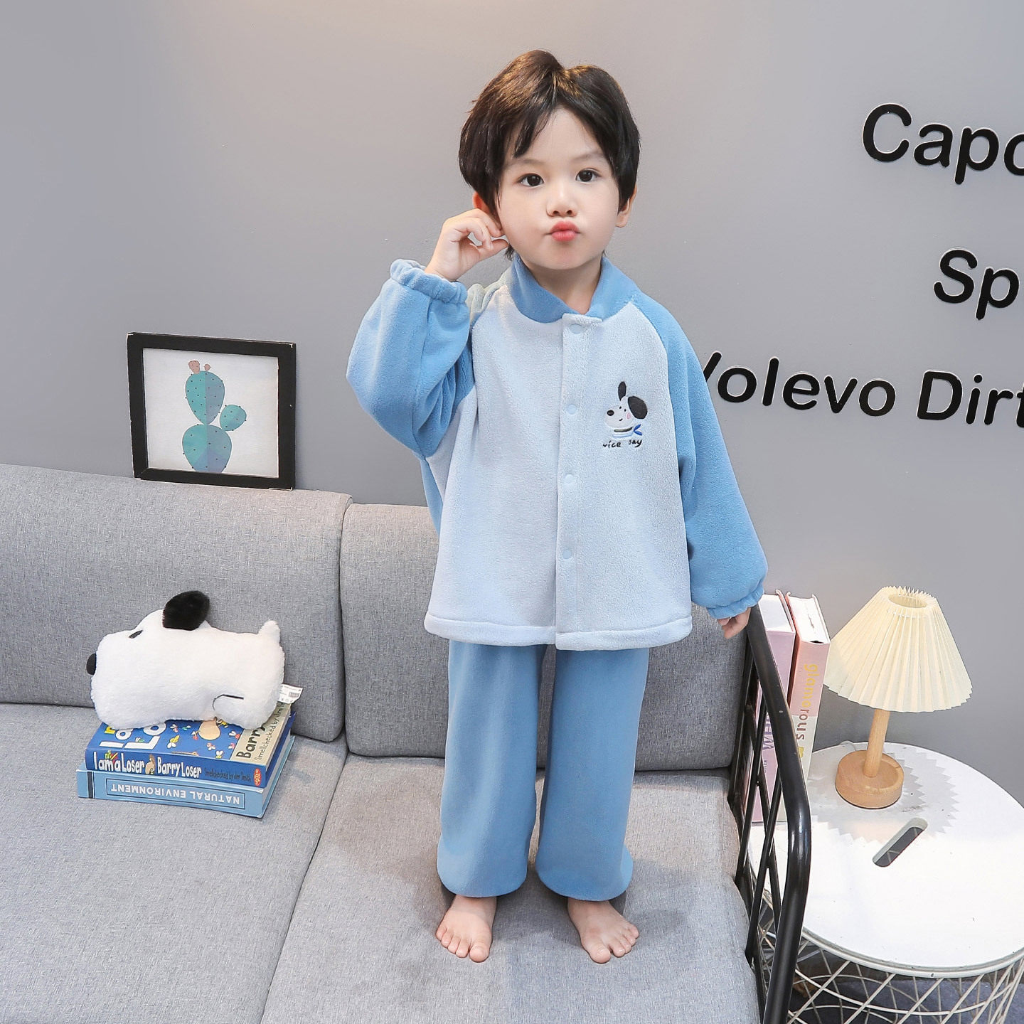 2025年冬季新款儿家居服套装