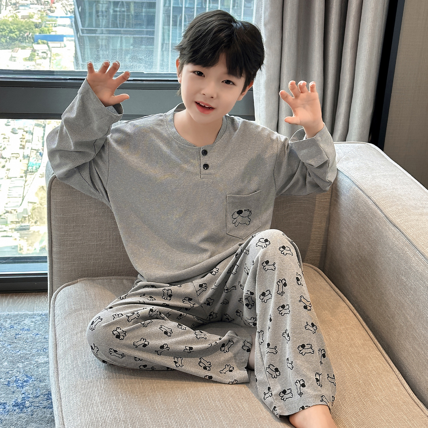 2025年秋季新款男家居服套装