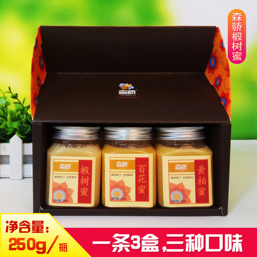 伊春森骄椴树蜜山花蜜黄柏蜜组合