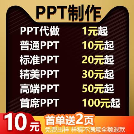 ppt制作代做定制设计美化修改企业宣传工作汇报说课课件总结述职