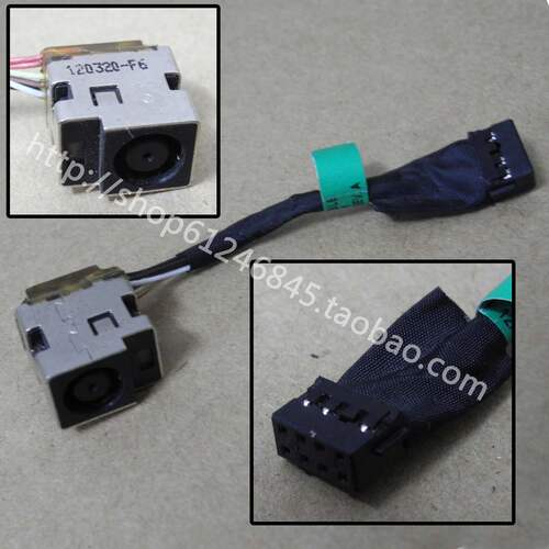 适用 惠普HP TPN-Q109 CQ45 cq45-m02tx  电源接口 电源头