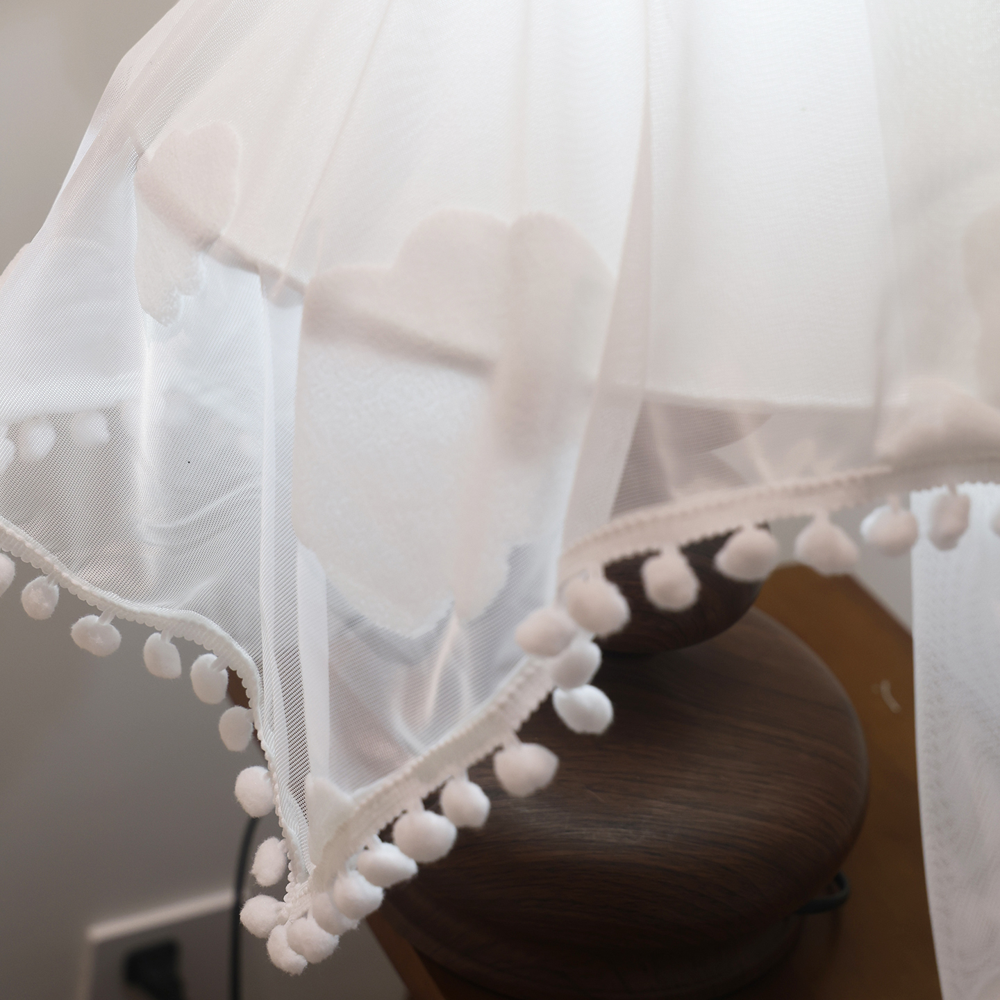 法式复古蕾丝立体绣防尘罩