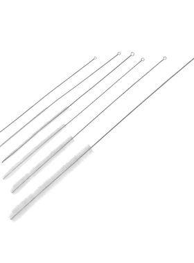 刻度吸管刷1 2 5 10 15 25ml实验室大小号羊毛刷奶嘴奶瓶导管刷子