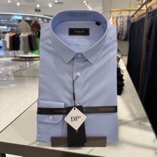 【2色】雅戈尔男士长袖衬衫商务棉氨微弹DP抗皱修身衬衣104984IFY