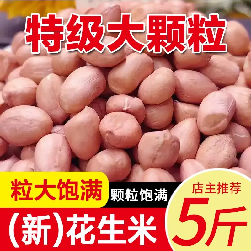 花生米剥壳花生无壳新货花生新鲜大粒榨油粉红白沙花生仁生花生米,水产肉类/新鲜蔬果/熟食,新鲜花生,淘宝优惠券,粉丝福利购,淘宝优惠卷